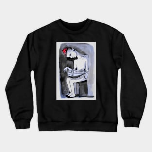 Hurdy gurdy player Crewneck Sweatshirt